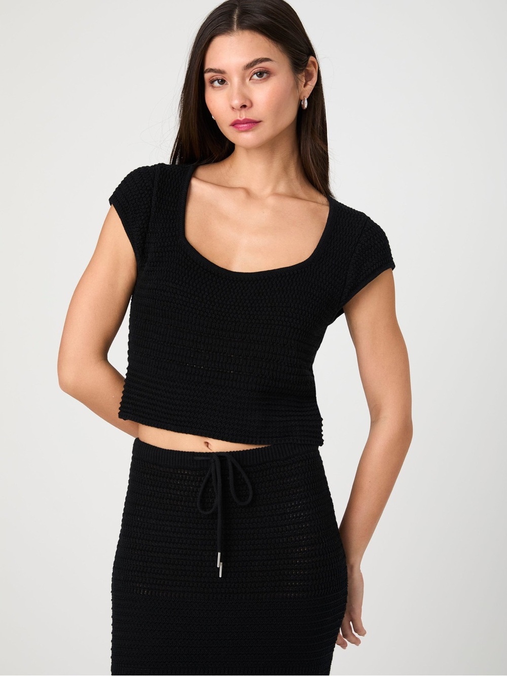 French Connection Scoop Neck Knit Top